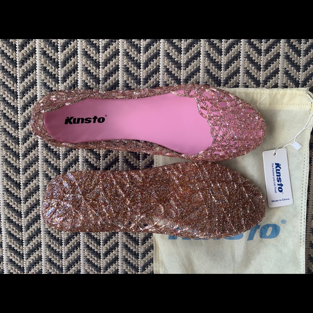 Pink Jelly Ballet Flat